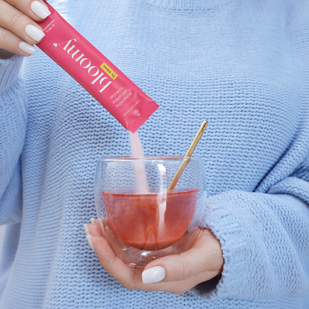 Just Pour, Sip, Bloom.